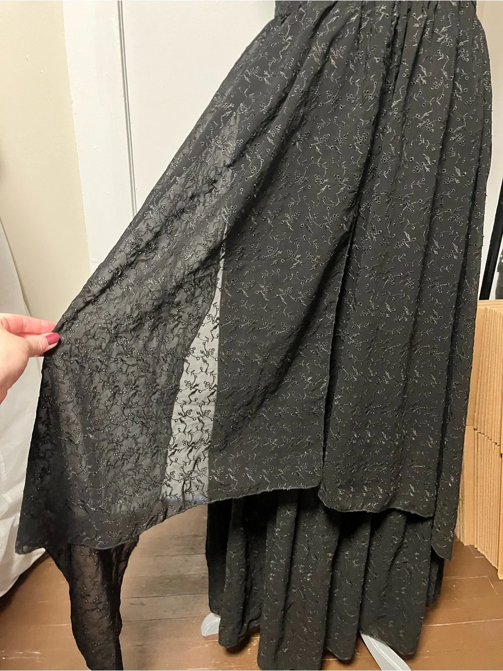 Free People Eyelet Maxi Dress - Picture 3 of 6